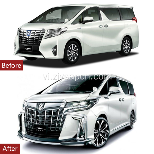 15-17 Nâng cấp Alphard lên 2018 M Style Kit